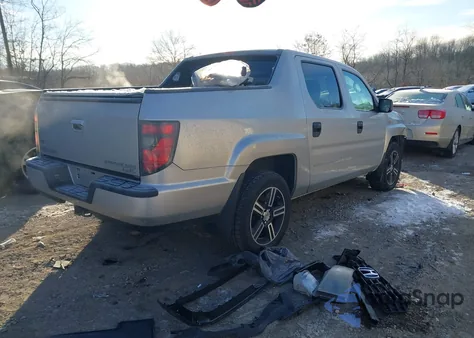 2014 Honda Ridgeline Sport from USA, damaged, VIN 5FPYK1F76EB005033